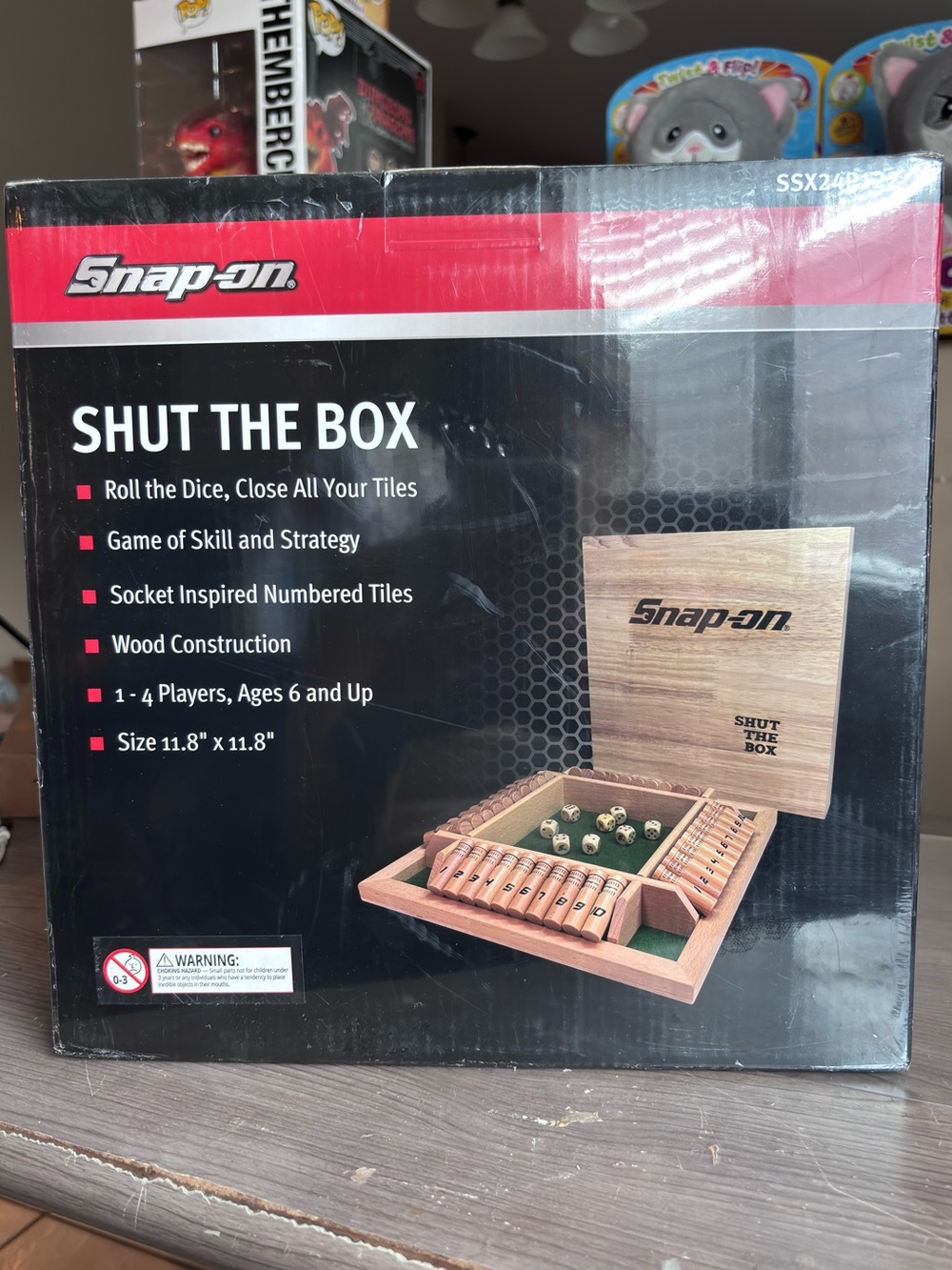 Snap-On "Shut The Box" Sealed Brand New Game SSX24P122